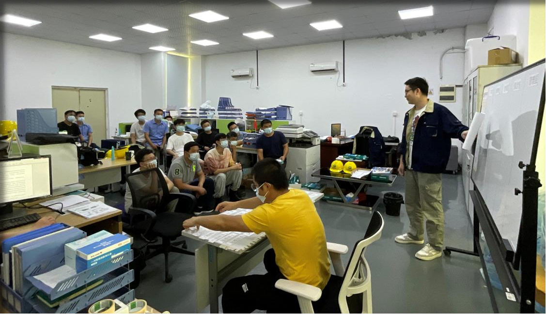 华谋咨询为深水生态公司辅导现场管理、设备基础管理、设备自主维护管理